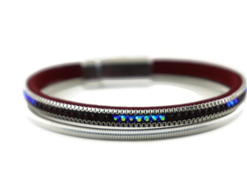 Leather Magnetic Bracelet