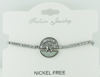 C.Z Crystal Adjustable bracelet
