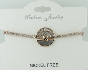 C.Z Crystal Adjustable bracelet