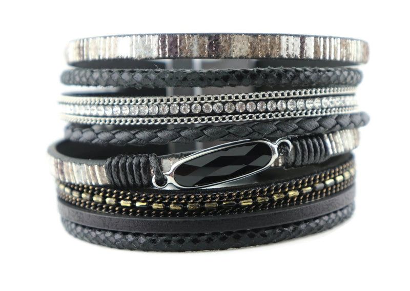 Leather Magnetic Bracelet