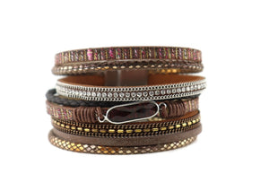 Leather Magnetic Bracelet