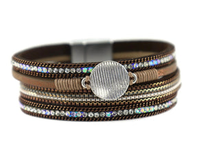 Leather Magnetic bracelet