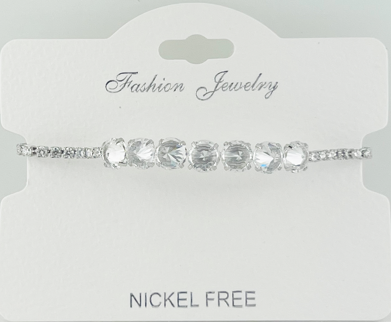 C.Z Crystal adjustable bracelet