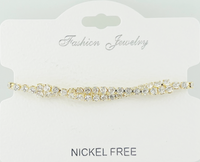 C.Z Crystal adjustable bracelet