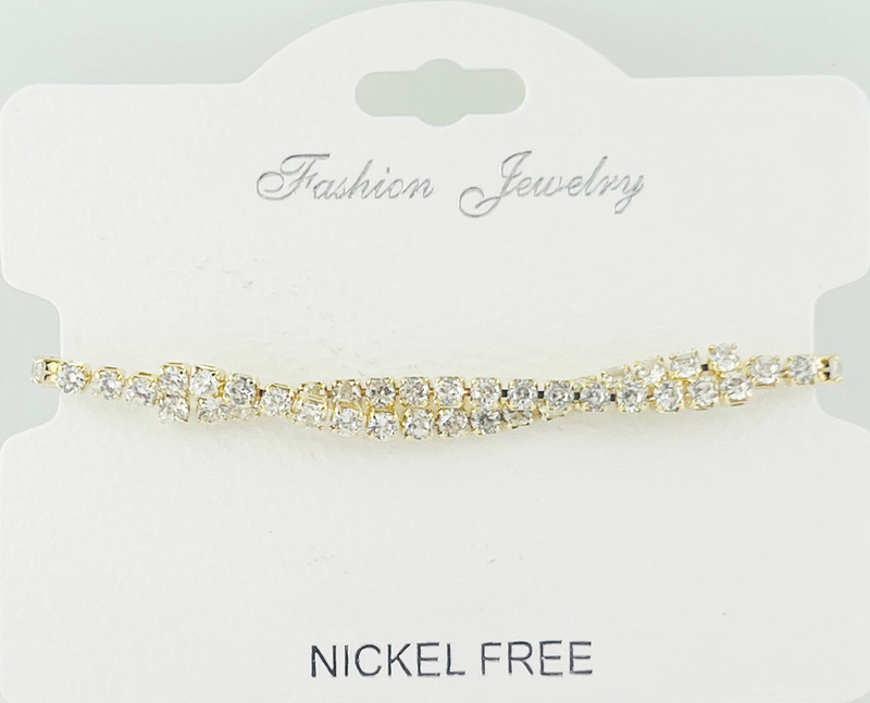 C.Z Crystal adjustable bracelet