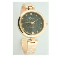 Round Face Classic Dots Cuff Watch.