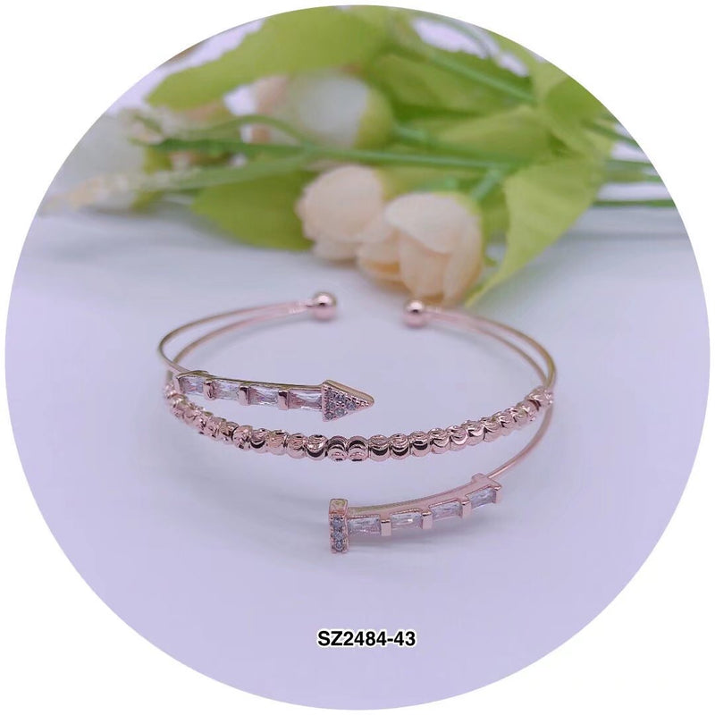 C.Z Crystal Cuff Bracelet