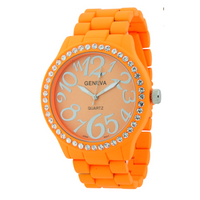 BIG NUMBERS SPORT LADY MATTEFINISH HEAVY METAL LINK WATCH