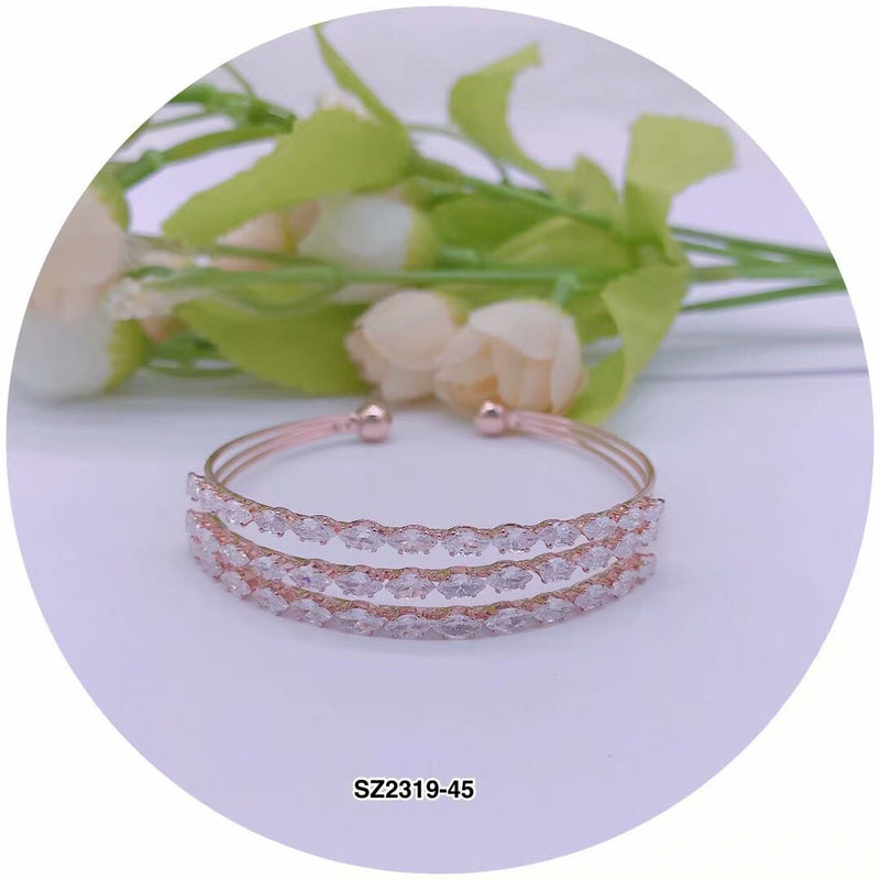 C.Z Crystal Cuff Bracelet