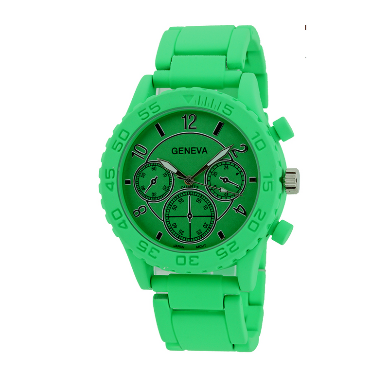 MATTE FINISH SPORT LADY BIG LINK WATCH.