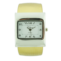 Square Face Arabic Cuff Watch