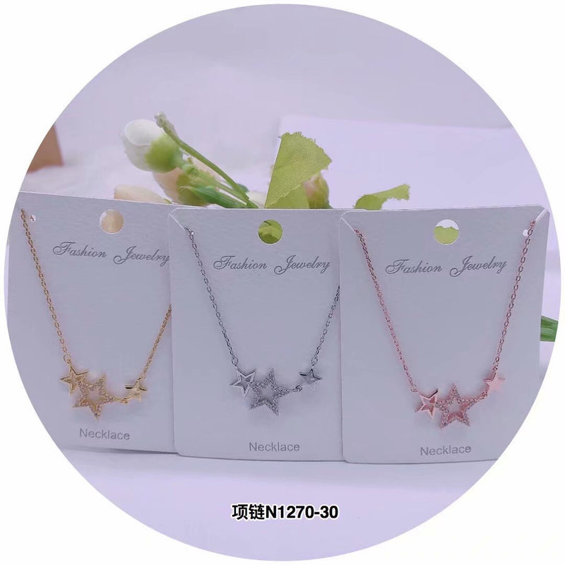 STAR C.Z Crystal Necklace