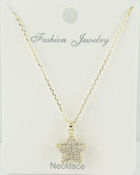 "Star" C.Z Crystal necklace