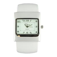 Square Face Arabic Cuff Watch