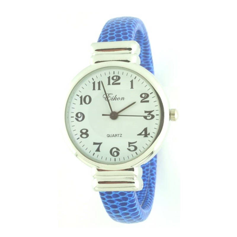 Round Thin LIZ. Cuff Watch