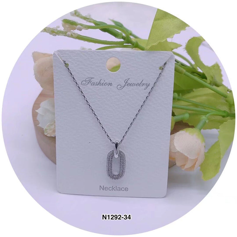 C.Z Pendant Crystal Necklace