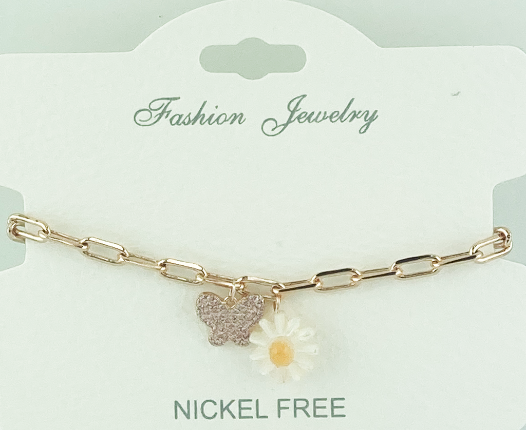 Crystal Adjustable Chain Bracelet