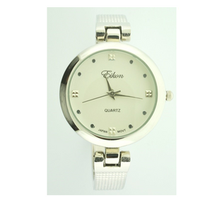 Round Face Classic Dots Cuff Watch.