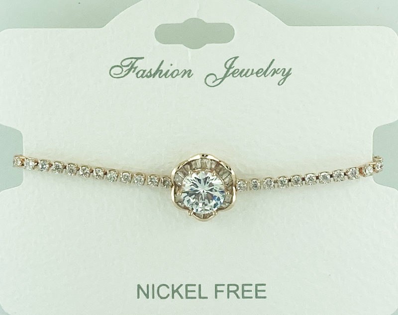 Crystal Adjustable Chain Bracelet