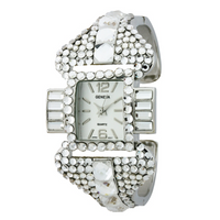 GLITTER CRYSTAL STONES CUFF WATCH COLLECTION.