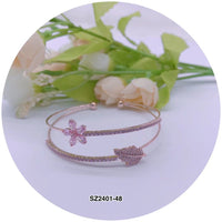 C.Z Crystal Cuff Bracelet