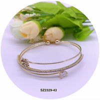 C.Z Crystal Cuff Bracelet