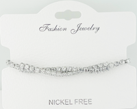 C.Z Crystal adjustable bracelet