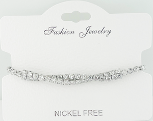 C.Z Crystal adjustable bracelet