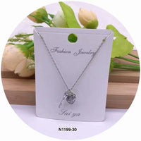 "KEY" C.Z Crystal Necklace