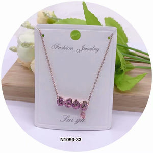 C.Z Crystal Necklace