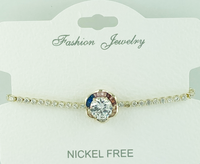 Crystal Adjustable Chain Bracelet
