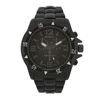 Big Round Face Men Link Watch