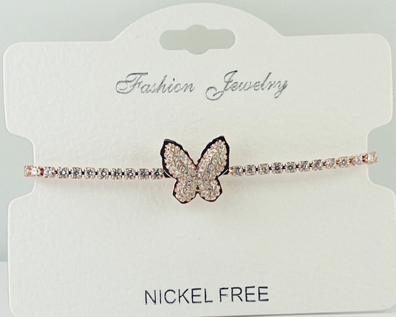 C.Z Crystal adjustable bracelet