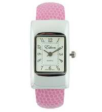 Rectangle Plain Face Hard Plastic Cuff Watch