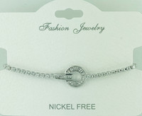 Crystal Adjustable Chain Bracelet
