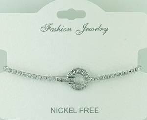 Crystal Adjustable Chain Bracelet
