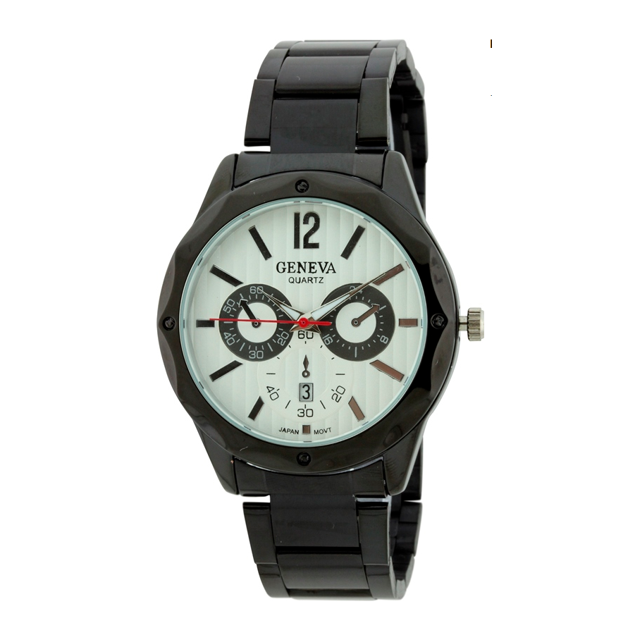 ROUND FACE SPORT METAL MAN WATCH WITH DATE