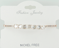 C.Z Crystal adjustable bracelet
