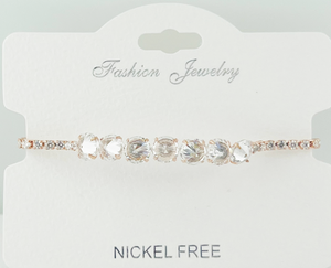 C.Z Crystal adjustable bracelet