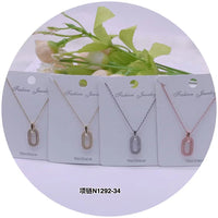 C.Z Pendant Crystal Necklace