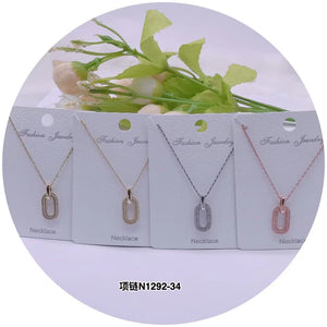 C.Z Pendant Crystal Necklace