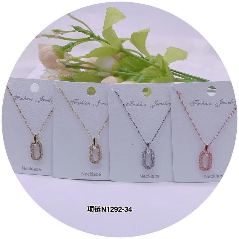 C.Z Pendant Crystal Necklace