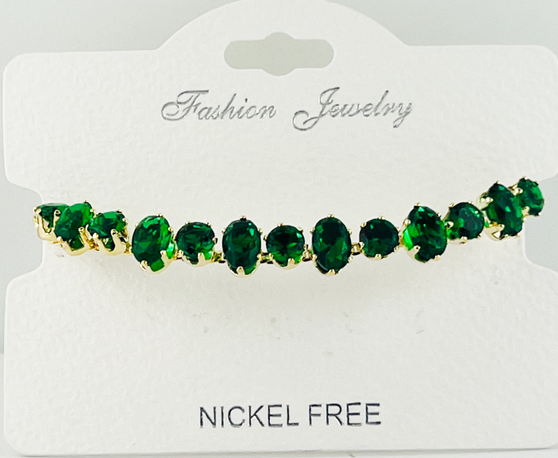 C.Z Crystal adjustable bracelet