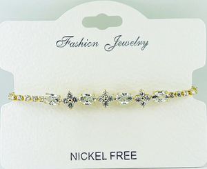 C.Z Crystal Adjustable Bracelet