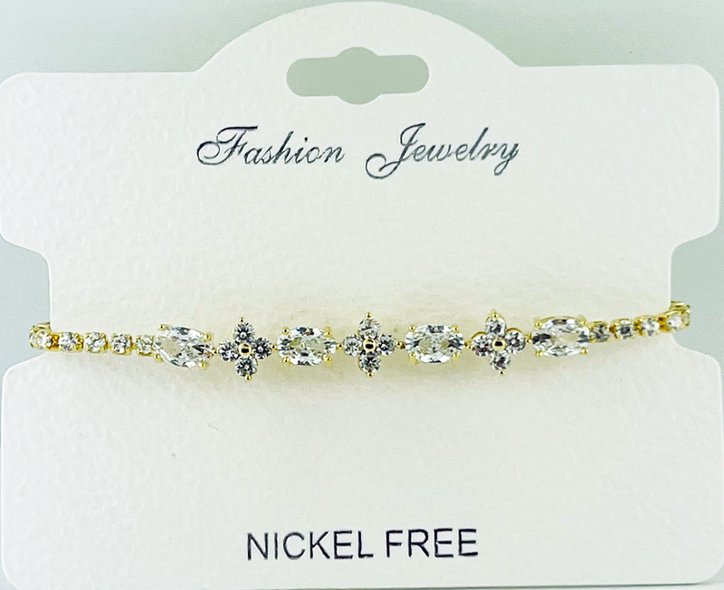 C.Z Crystal Adjustable Bracelet