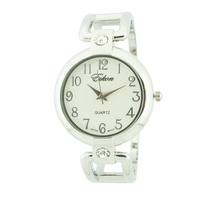 Round Face Arabic Cuff Watch.