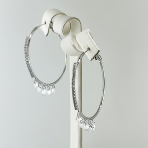 C.Z Crystal Earring