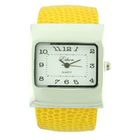 Square Face Arabic Cuff Watch