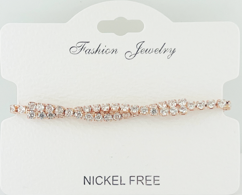 C.Z Crystal adjustable bracelet